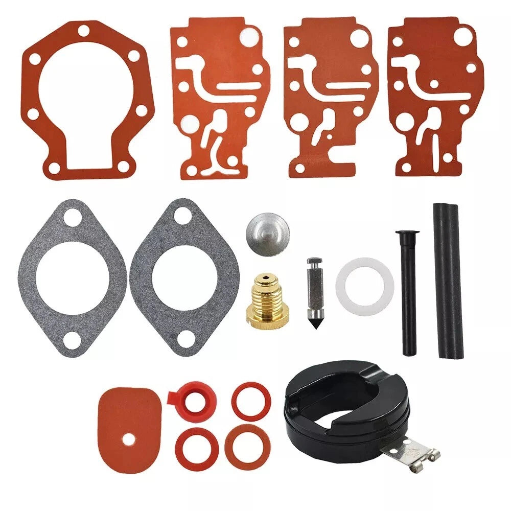 Carburetor Repair Rebuild Kit for Johnson/Evinrude 6hp 8hp 9.9hp (1990–2023) 439073 0439073