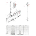 Gear Case Seal Kit for Suzuki DF70A DF80A DF90A (4 Stroke) 25700-87L00