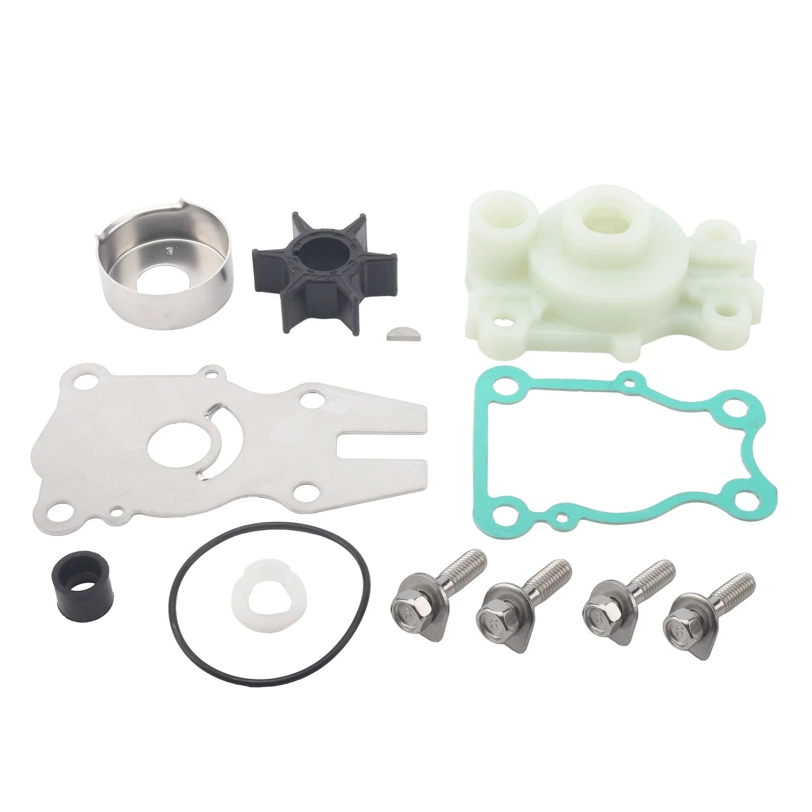 Water Pump Impeller Repair Kit for Yamaha Outboard (18-3434, 18-3415)