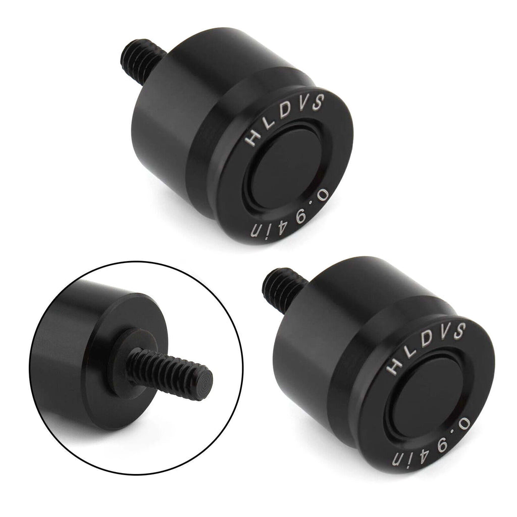 2X Seat Bolt Aluminum Anodized Black for Harley Dyna Softail Sportster Road King Glide
