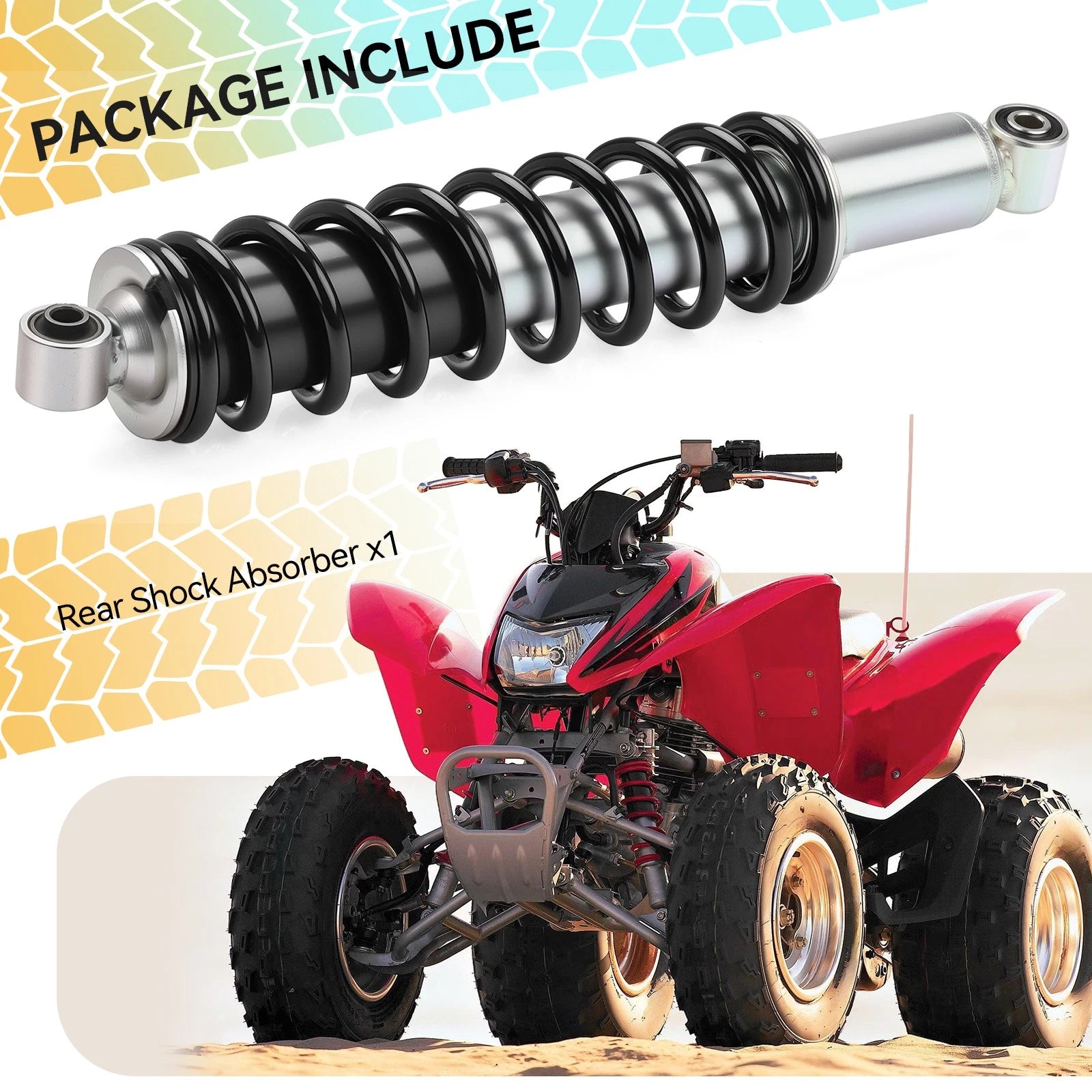 Rear Shock Absorber for Honda TRX250X (2009–2020) | 52400-HN6-A91
