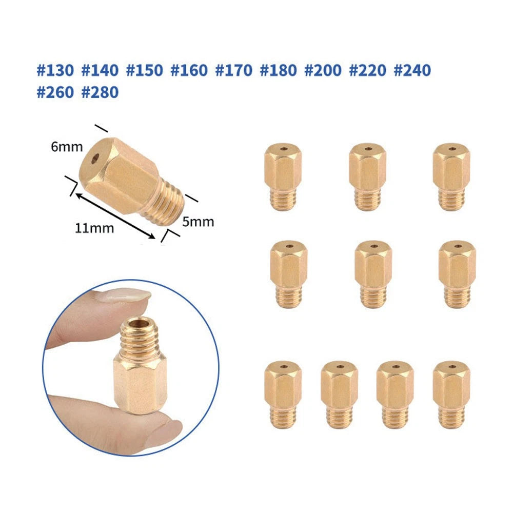 42Pcs Carburetor Main Pilot Slow Jet for Mikuni RS34 RS36 RS38 RS40 (N/A)