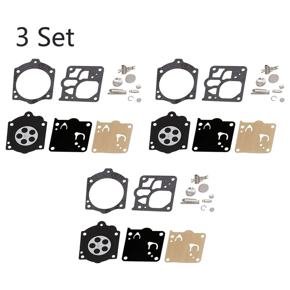 Set of 3 Carburetor Repair Kits for Stihl MS660 MS650 064 066 K15-WJ