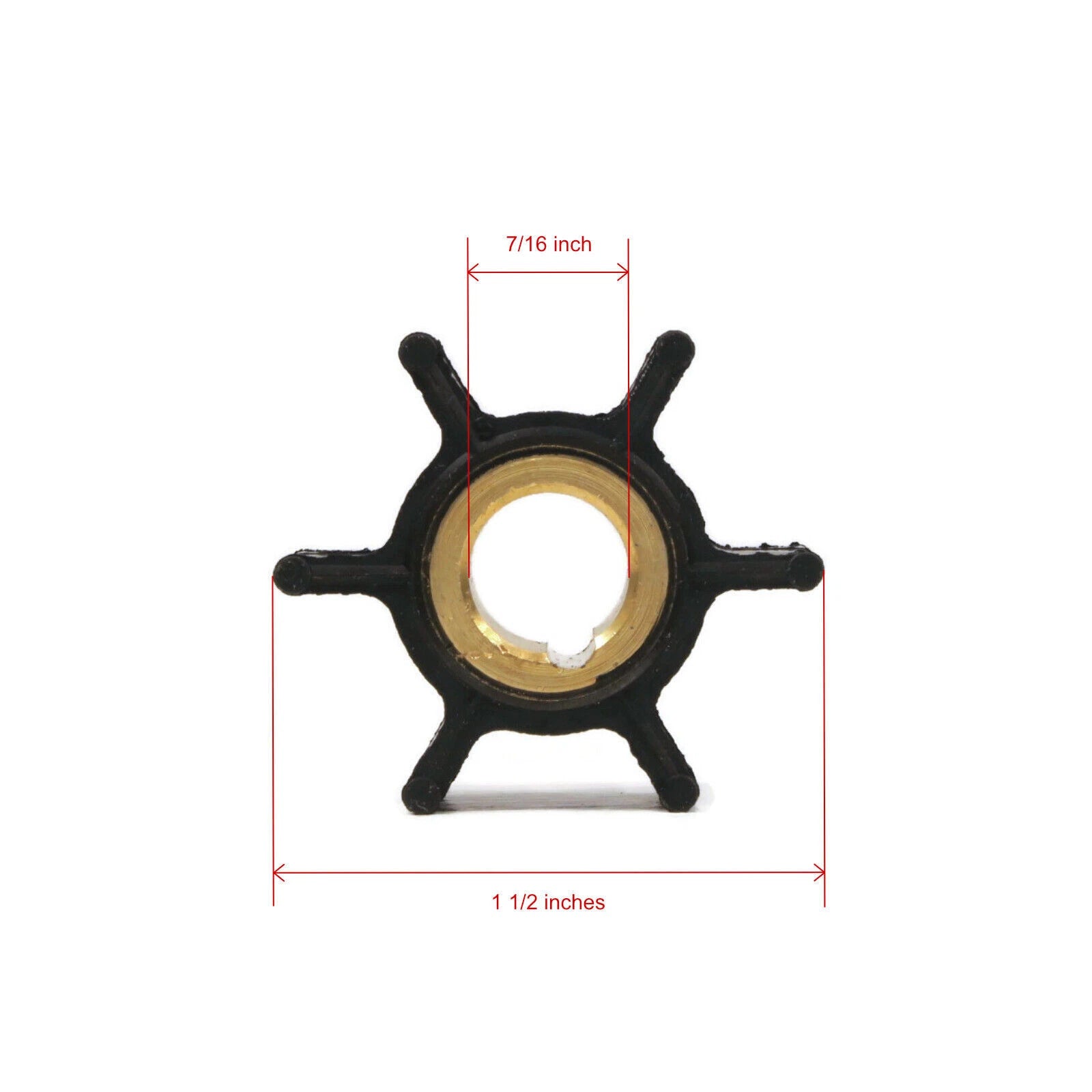 Water Pump Impeller Kit for Johnson Evinrude OMC 389844 0396644 396644 (1980–2005)