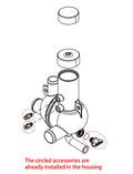 Manual Water Distribution Housing for MerCruiser Inboard (863802T2)