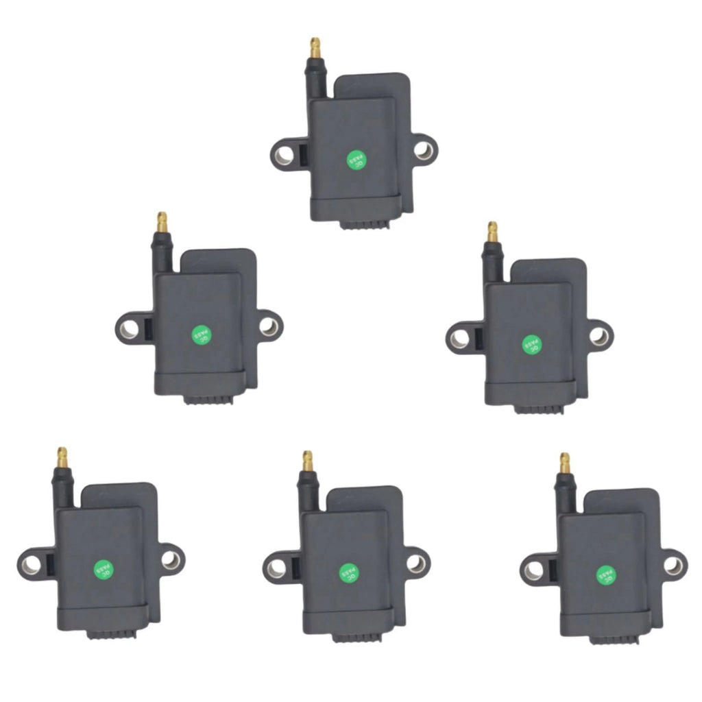 6pc Ignition Coil for Mercury Optimax (300-8M0077471, 300-879984T01, 184-0003)