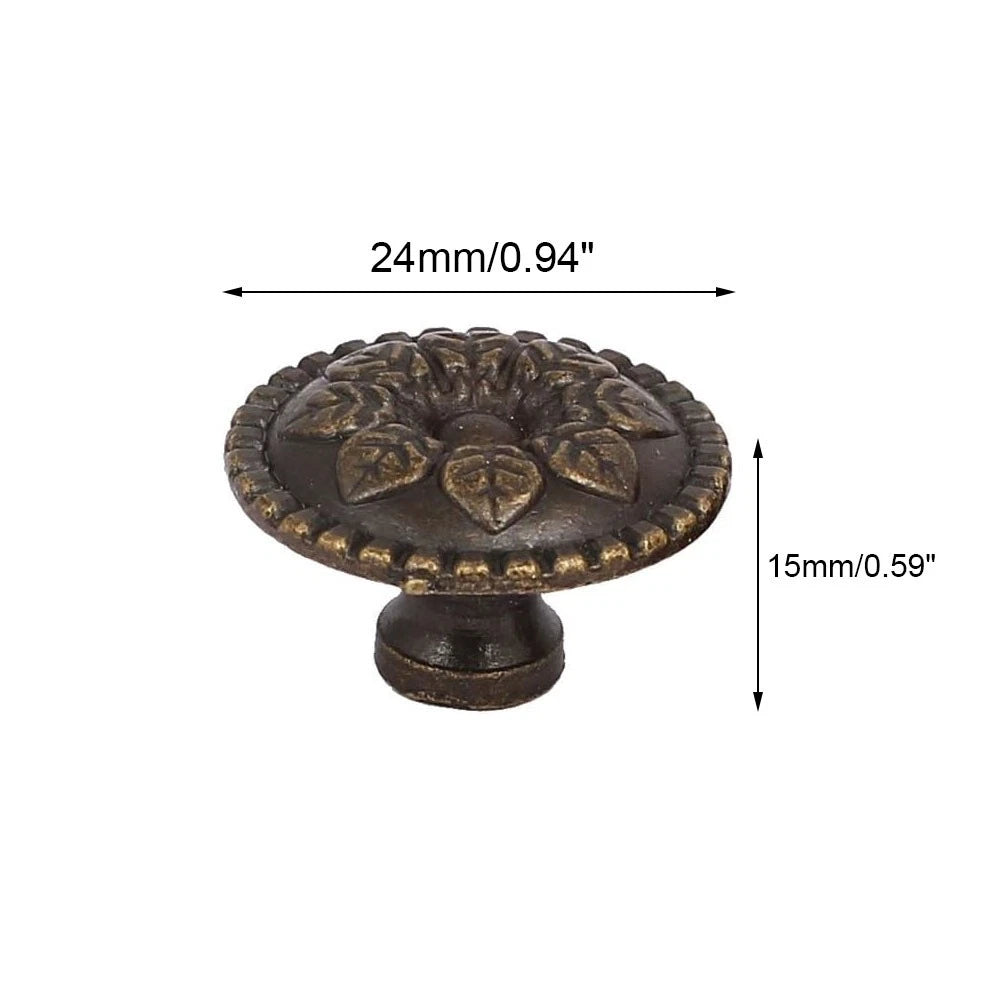 2X Vintage Drawer Cabinet Door Handle Pull Knob Hardware