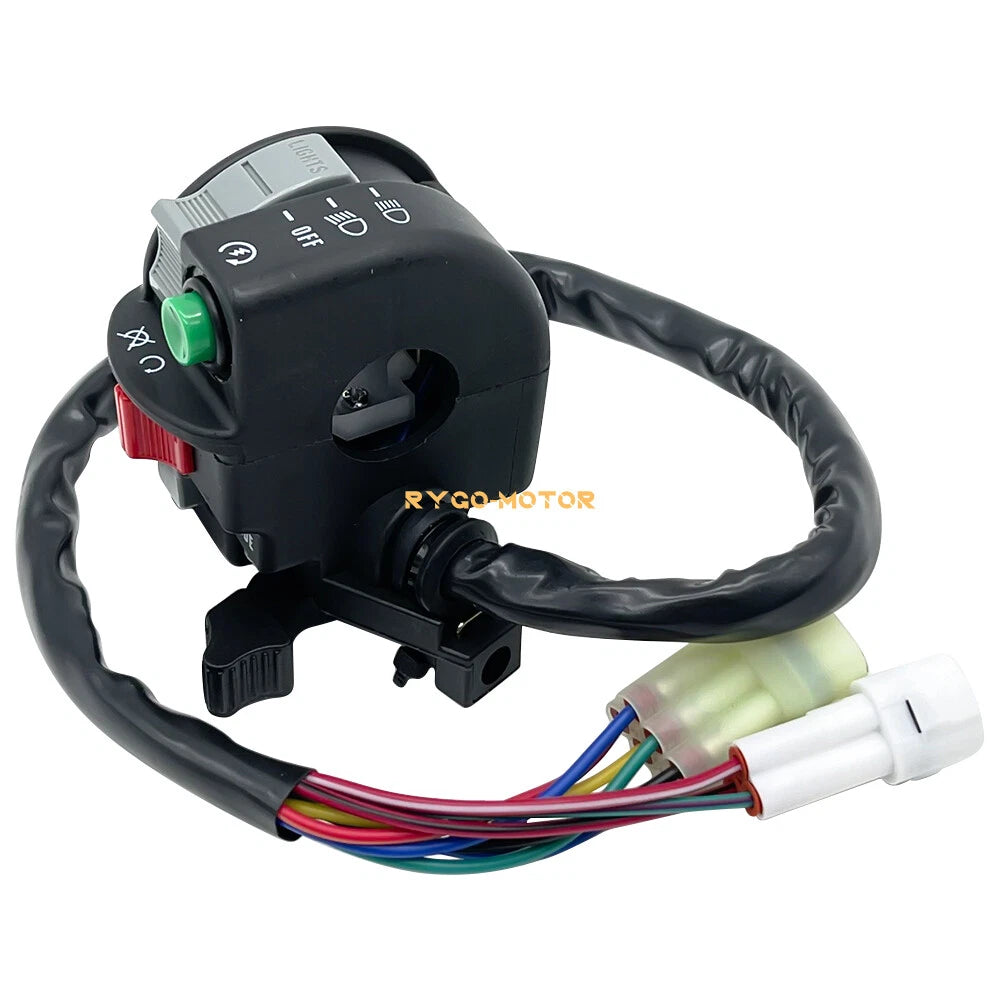 Left Handlebar Switch Start Stop Headlight for Yamaha Grizzly 660 (2005–2008)