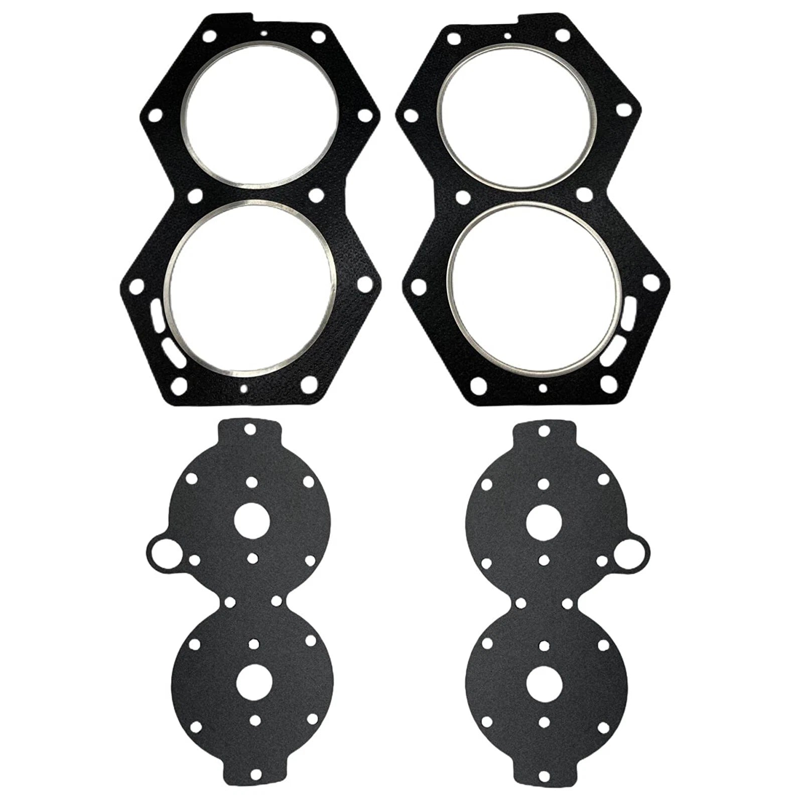 2X Head Cover Gasket Set for Evinrude Johnson V4 88-140 HP (318358)