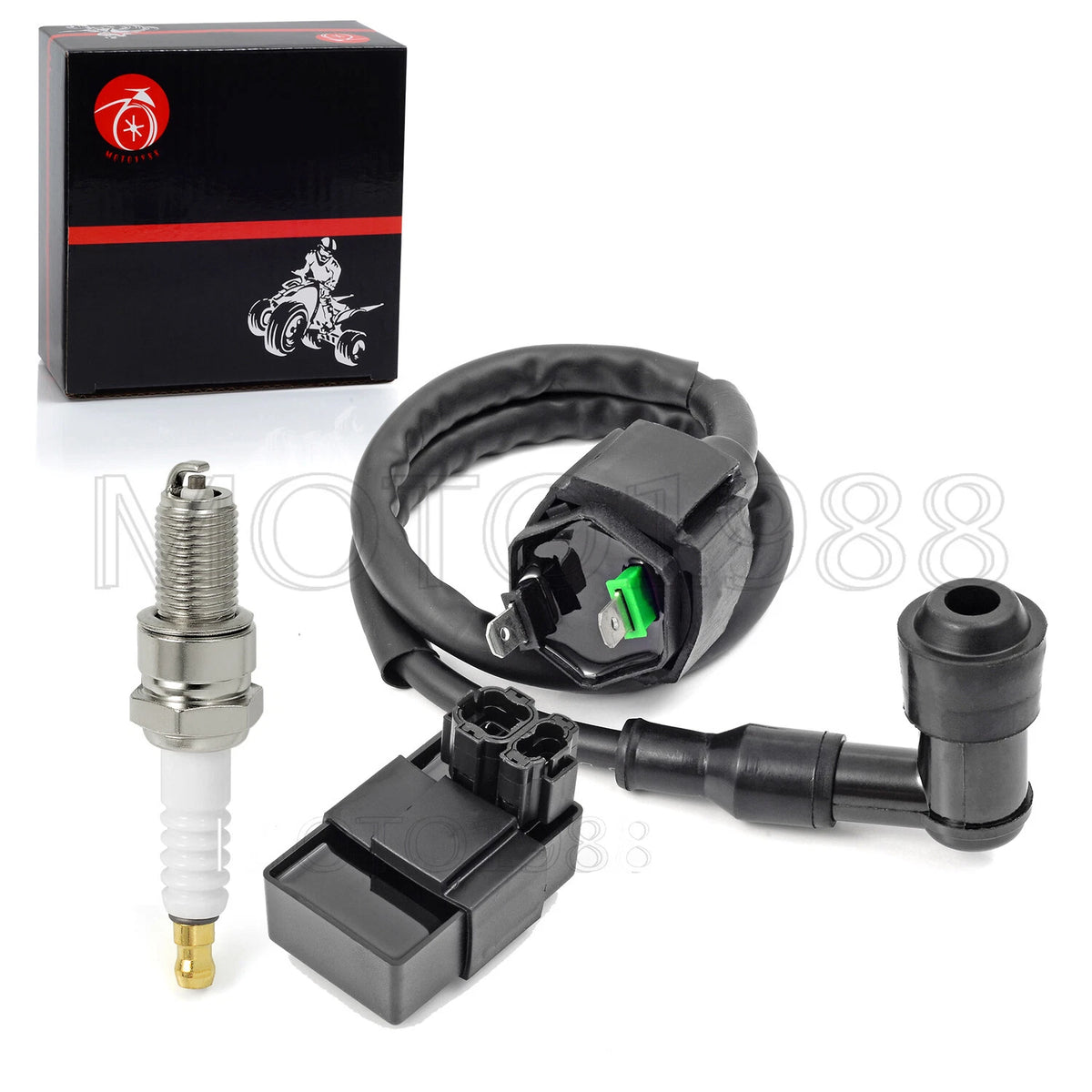 Ignition Coil CDI Spark Plug for Honda CRF80F (2004–2013)