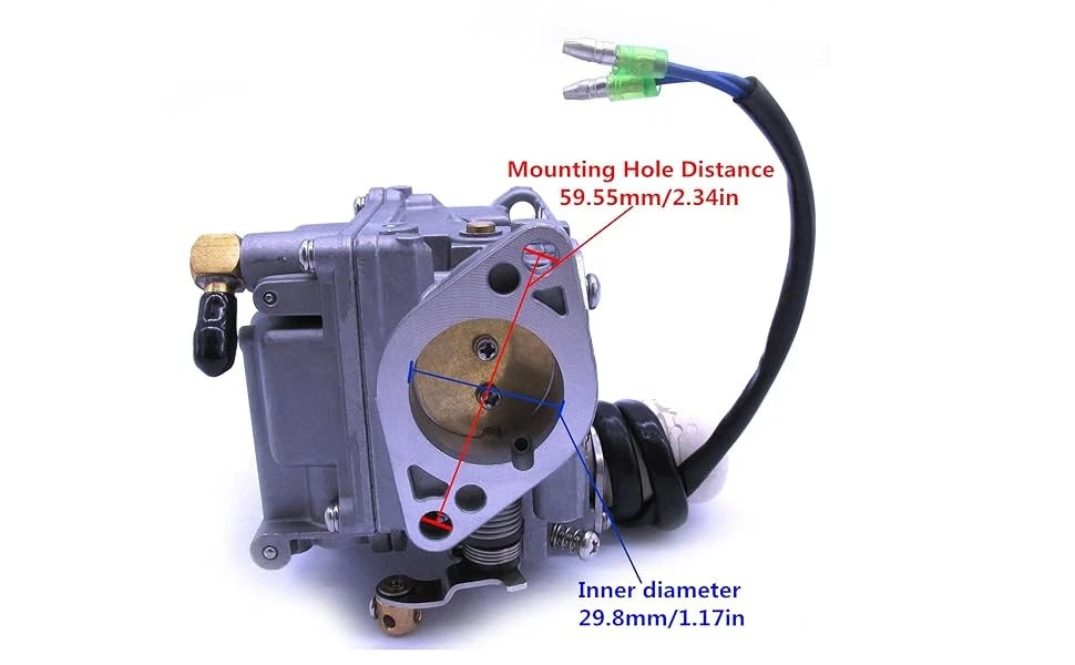 Carburetor for Tohatsu Nissan 4-Stroke 18 HP MFS18B2 (Replaces 3V9-03500-2)