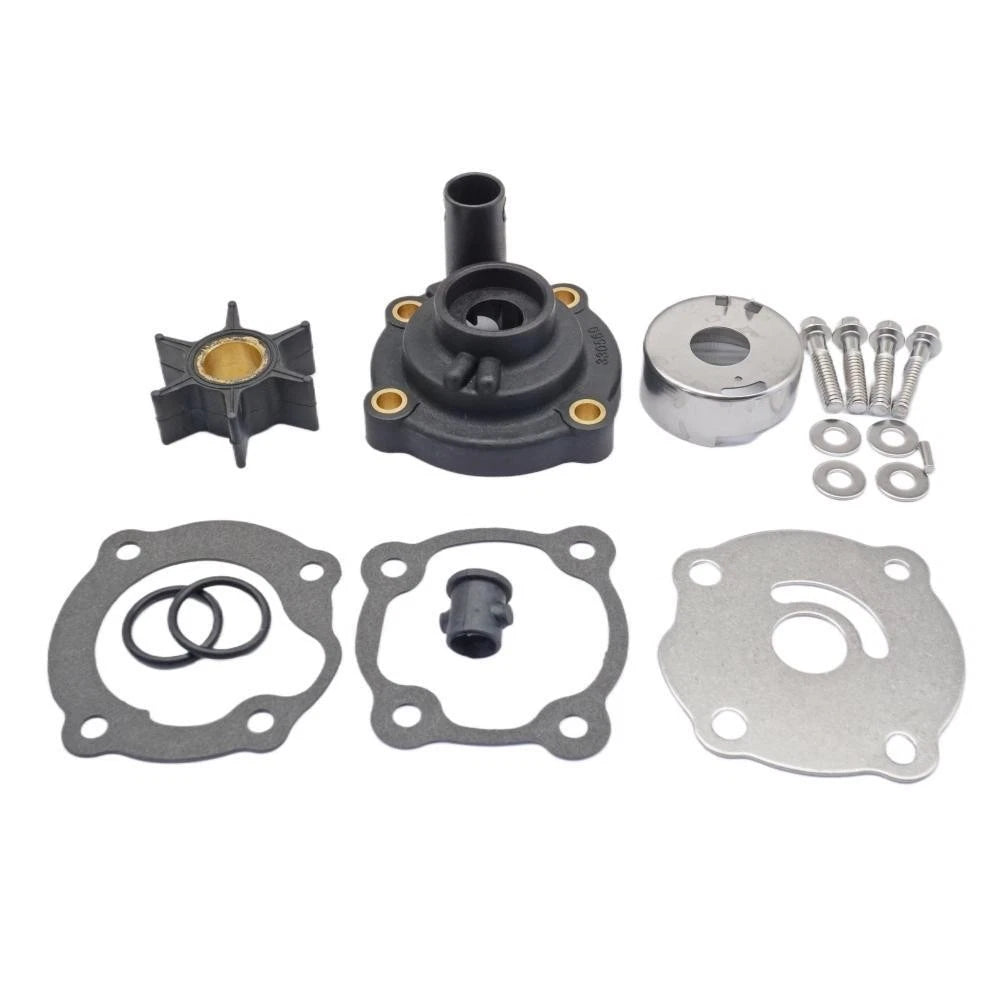 Water Pump Impeller Kit with Housing for Johnson Evinrude 25 35 HP (N/A)