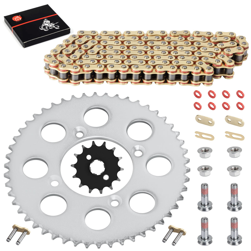 Drive Sprocket Chain Kit w/ Bolts for Honda XR100R CRF100F (2000–2023)