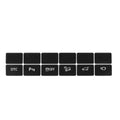 Replacement Dash Button Stickers for BMW X5 (2007–2013) DTC Traction Control Black