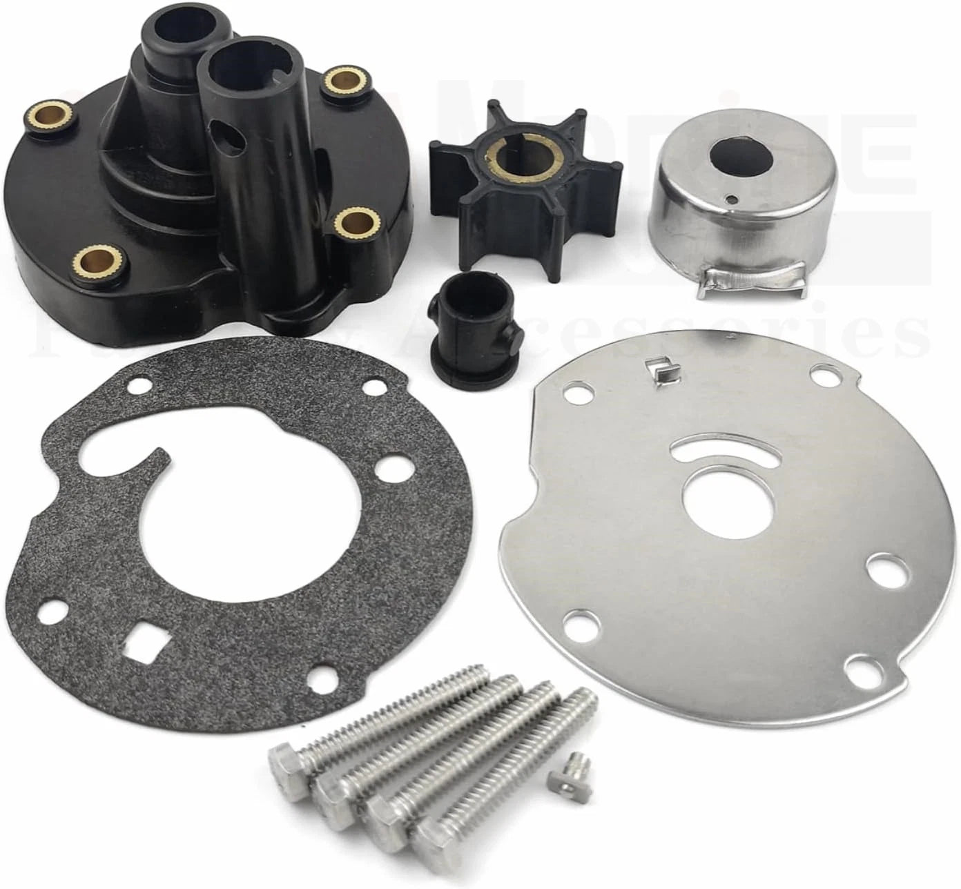 Water Pump Impeller Kit for Evinrude Johnson 6HP (1965–1979) 763758 391391
