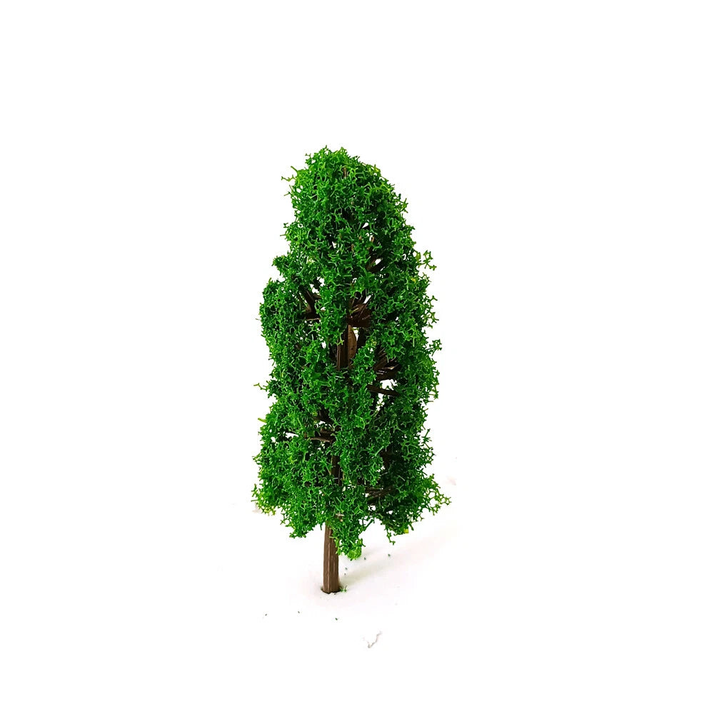40Pcs 3.93" Green Model Trees for Train Railroad Diorama Scenery