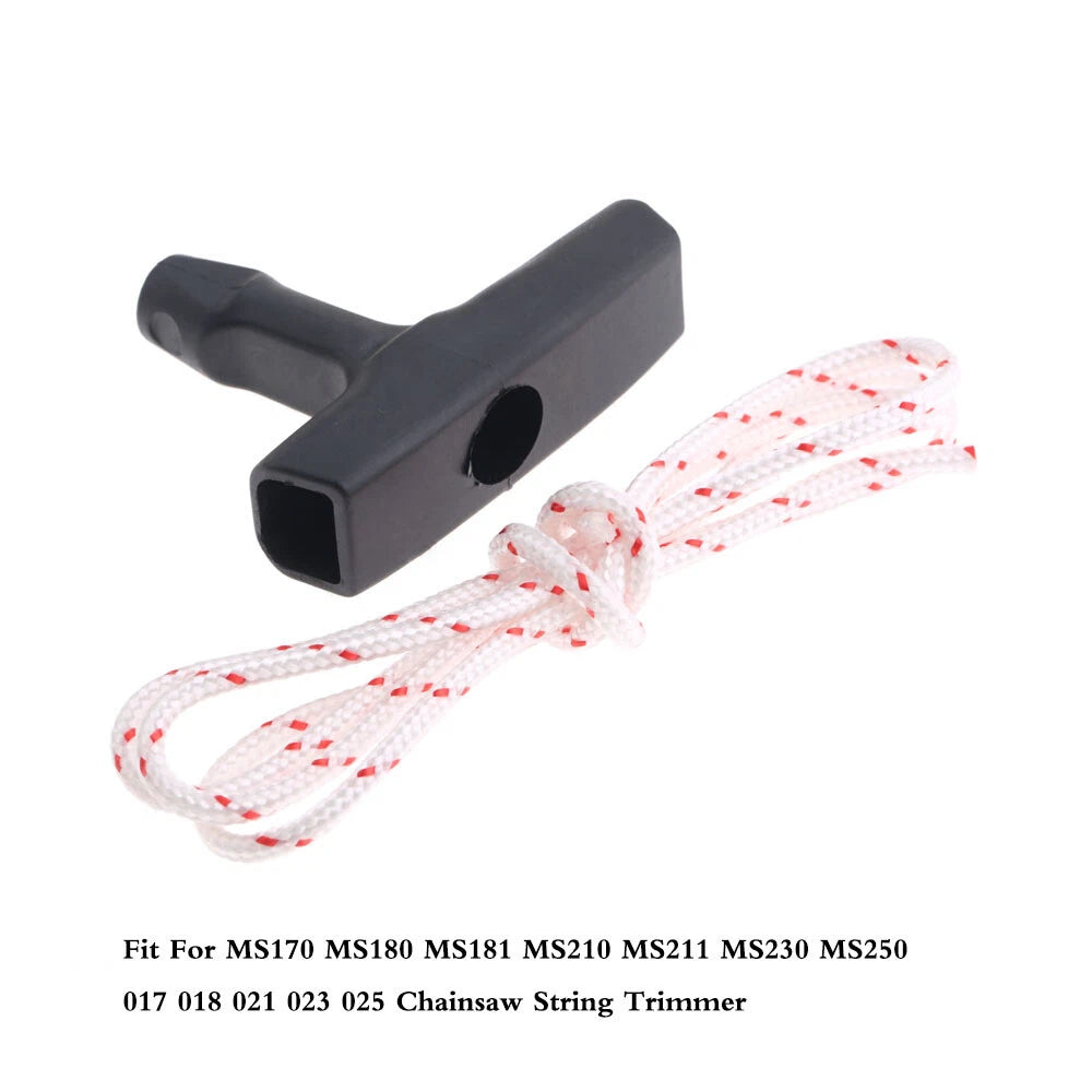 Set of 2 Starter Handle Grip Pull Rope for STIHL 017 MS170 018 MS180 MS210