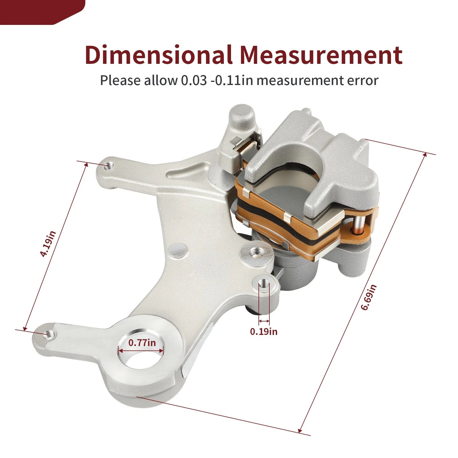Rear Brake Caliper w/ Pads for Honda CR125R CR250R (1997–1999) 43150-KZ3-B01
