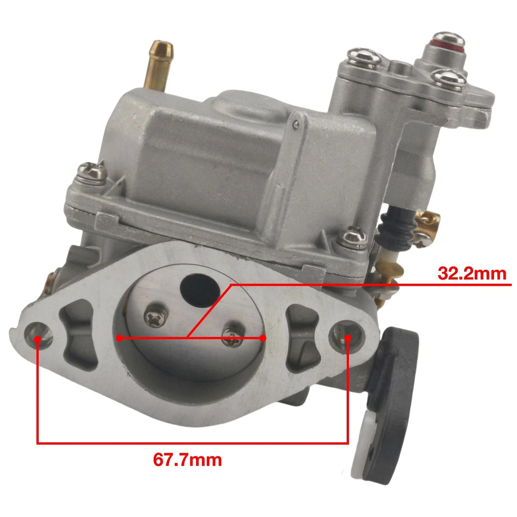Carburetor for Yamaha F15 15HP Outboard Motor (66M-14301-10, 66M-14301-11)