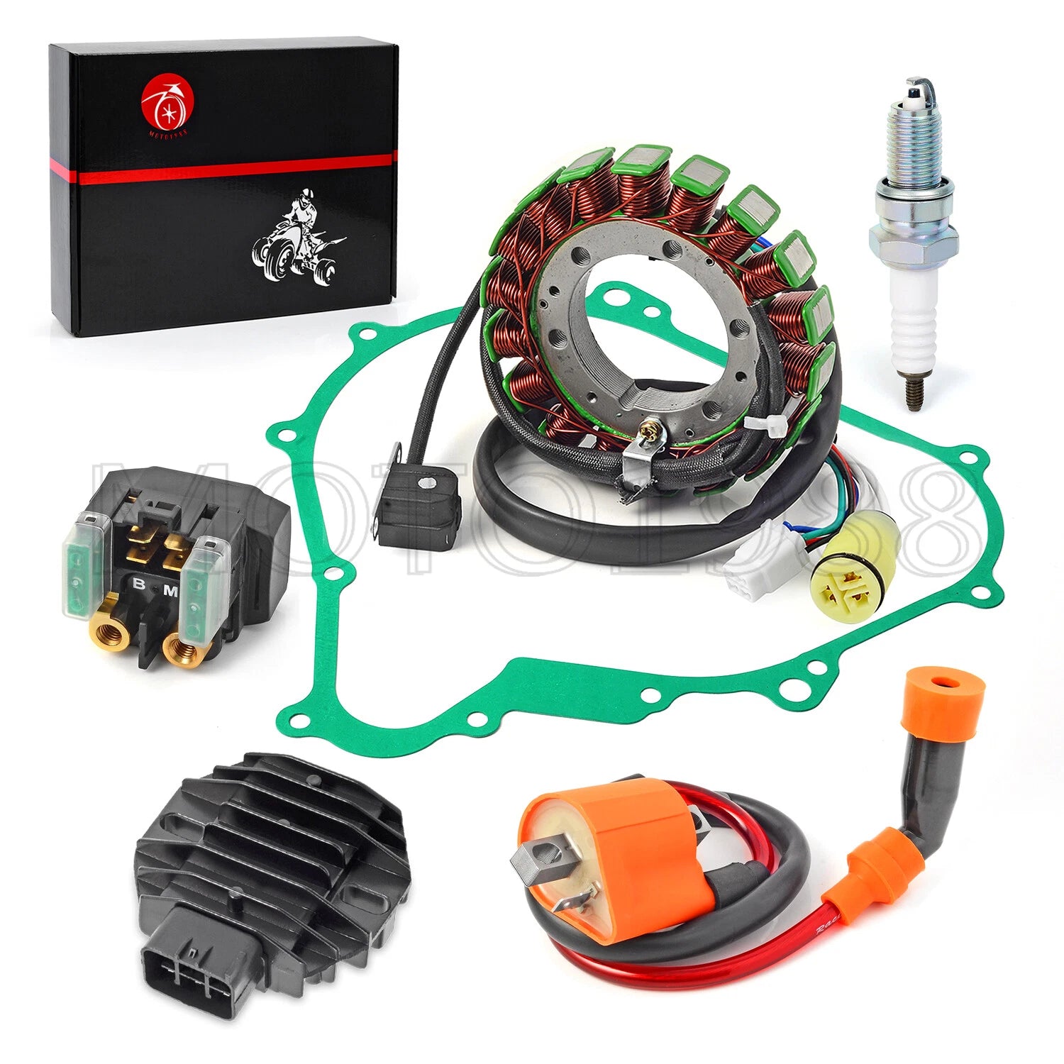 Stator & Rectifier Ignition Coil Relay Gasket Kit for Yamaha Rhino 450 (2006–2009)
