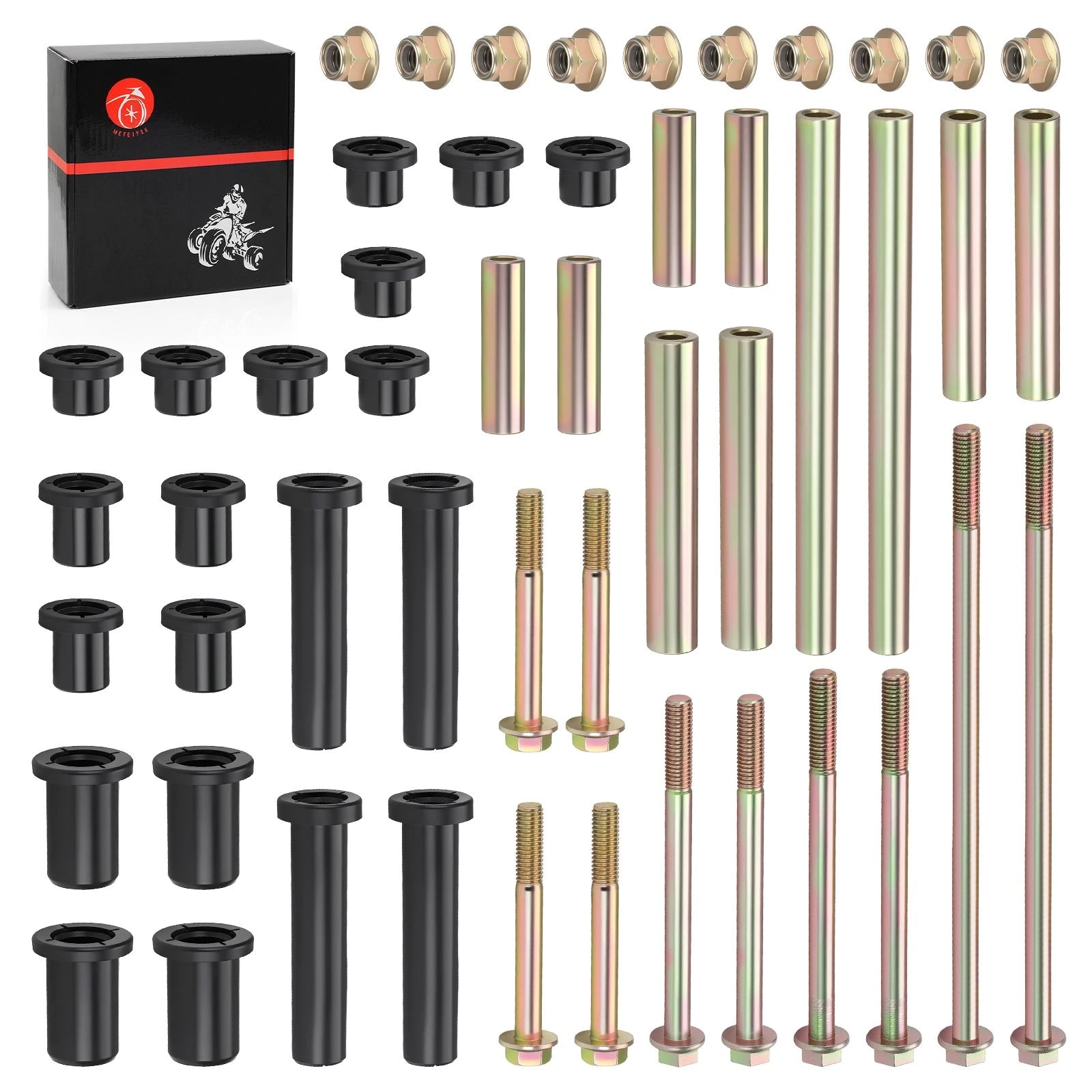 Set of 2 Rear A-Arm Bushing Rebuild Kit for Polaris Sportsman 1000 (2015–2019)