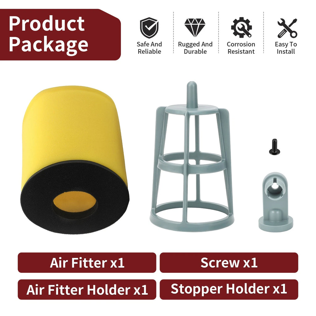 2X Air Filter & Cage Holder Mount for Suzuki Quadsport Z250 LTZ250 (2004–2009)