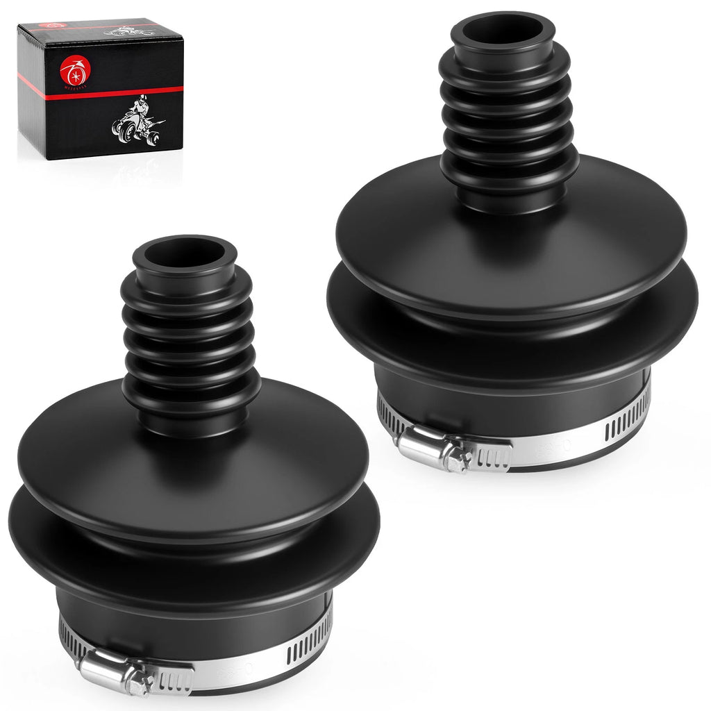 2X Drive Shaft Universal Boot w/ Clamp for Suzuki QuadRunner 250, King Quad 300 (1991–2002)
