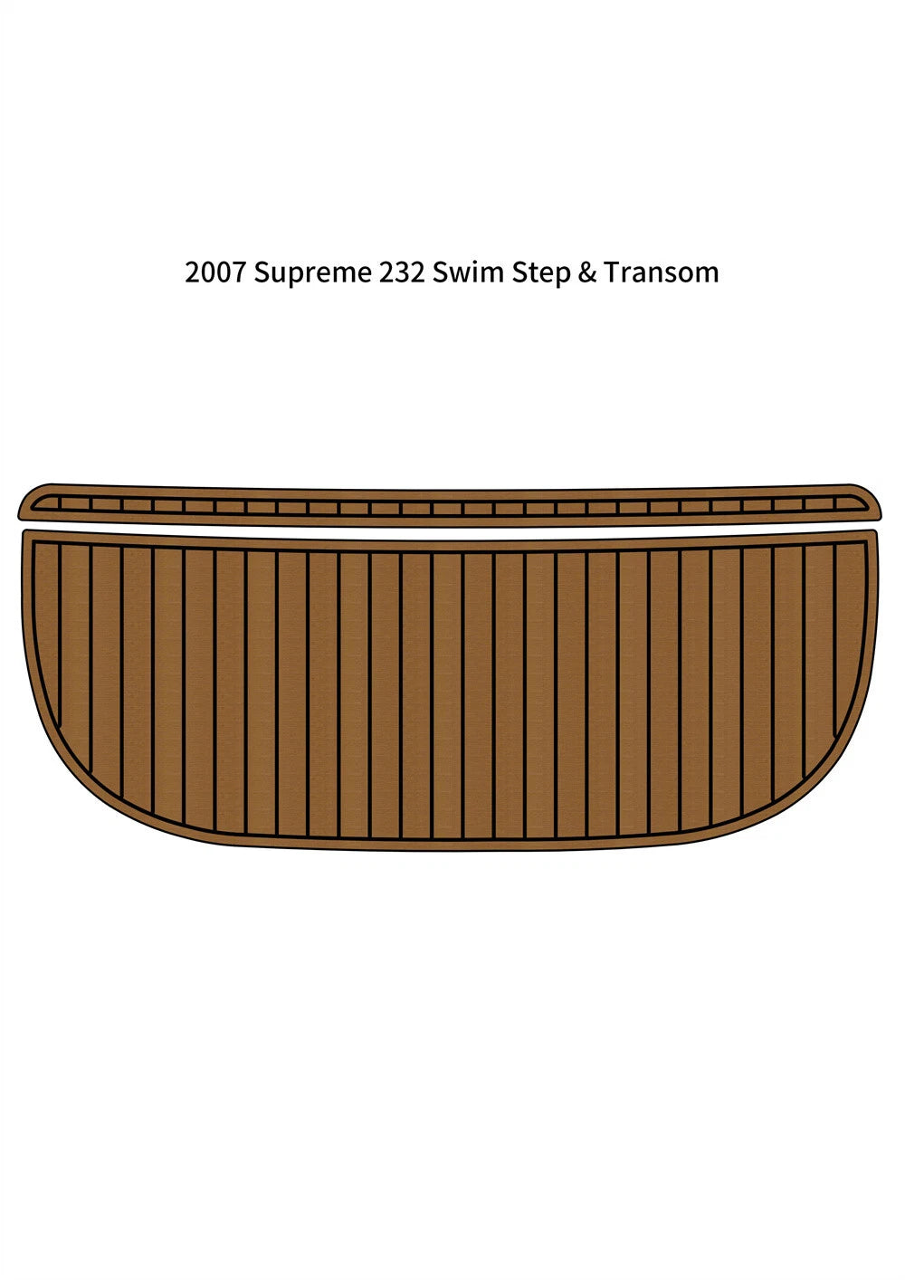EVA Foam Swim Platform Step Pad for Supreme 232 (2007)