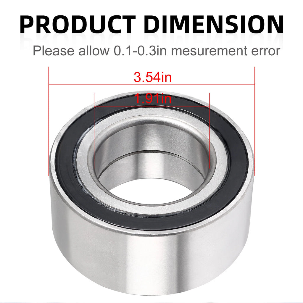 2 Pcs Wheel Bearing for Arctic Cat Wildcat XX (2018–2023) 2402-412