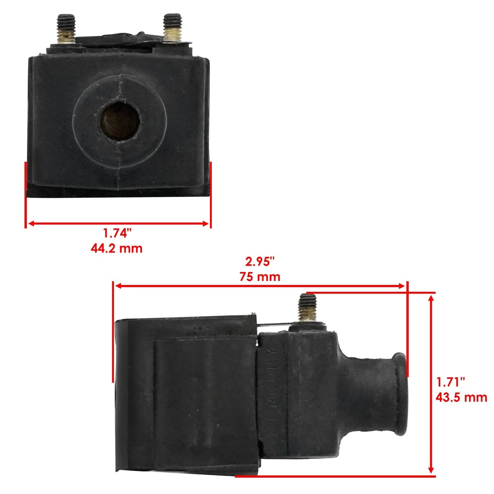 Ignition Coils 6-Pack for Mercury Outboard 135Hp (1986–1999)