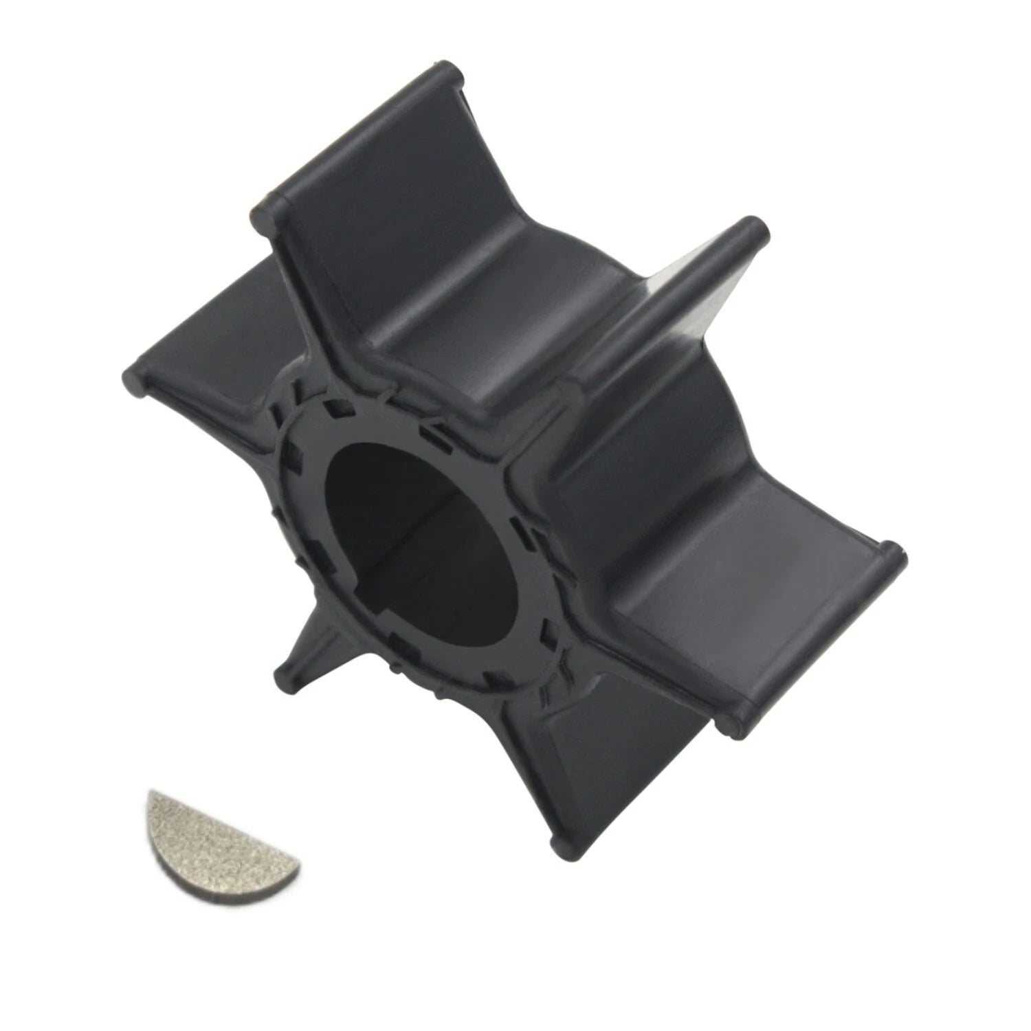 Water Pump Impeller & Key for Yamaha 25 30 40 HP 4-Stroke Outboard (1996–2023) 6H4-44352-00