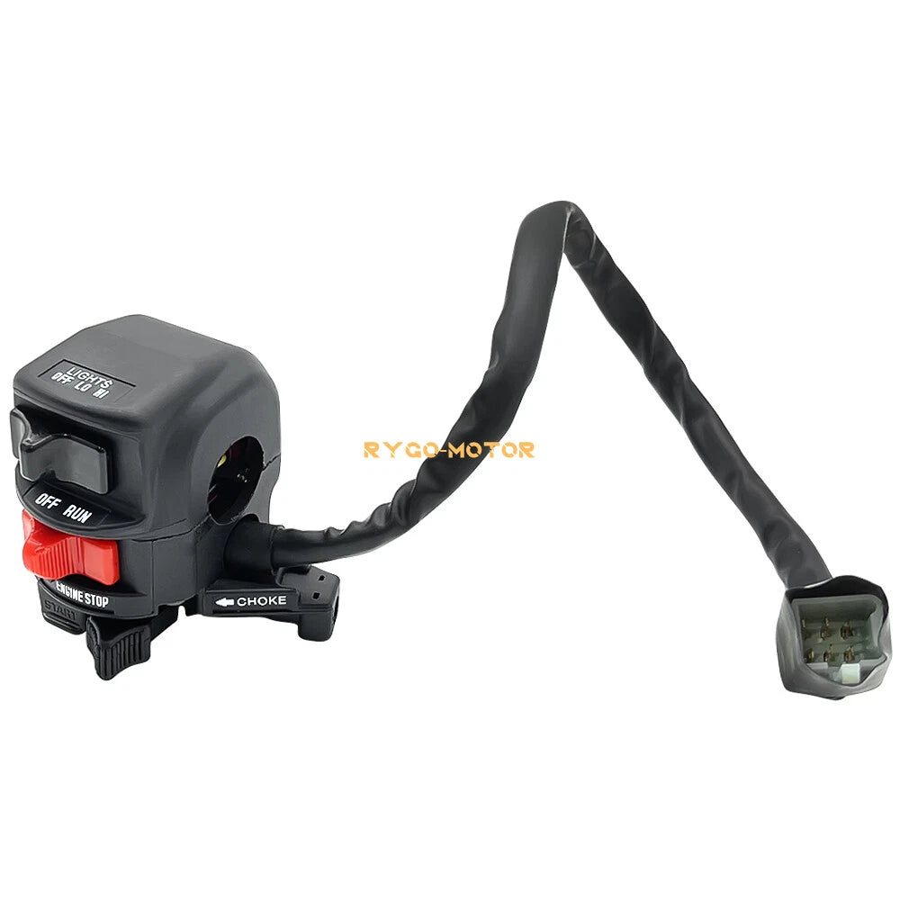 Handlebar Kill Start Switch Headlight for Kawasaki Bayou 300 KLF300 (1988–2005)