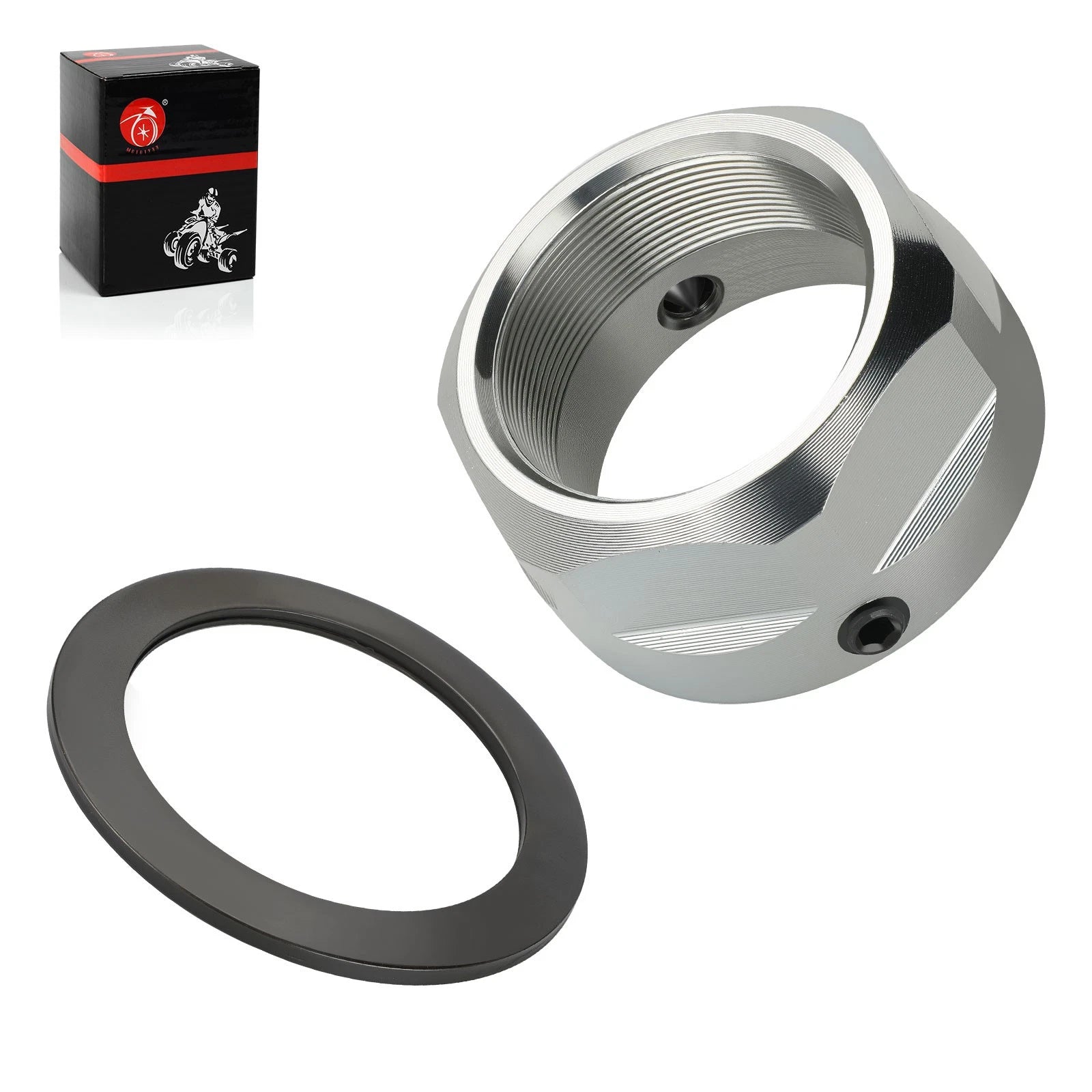 Rear Axle Lock Nut 90179-36003-00 for Yamaha Raptor 700 YFM700 YFM700R (2006–2022)