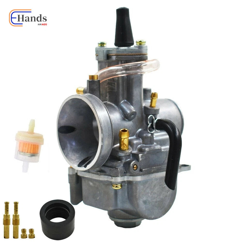 Carburetor + Air Filter for Yamaha YFZ350 (2004–2006), Honda CR80 CR125 (1993–2007), Kawasaki KX125 (2003–2006)