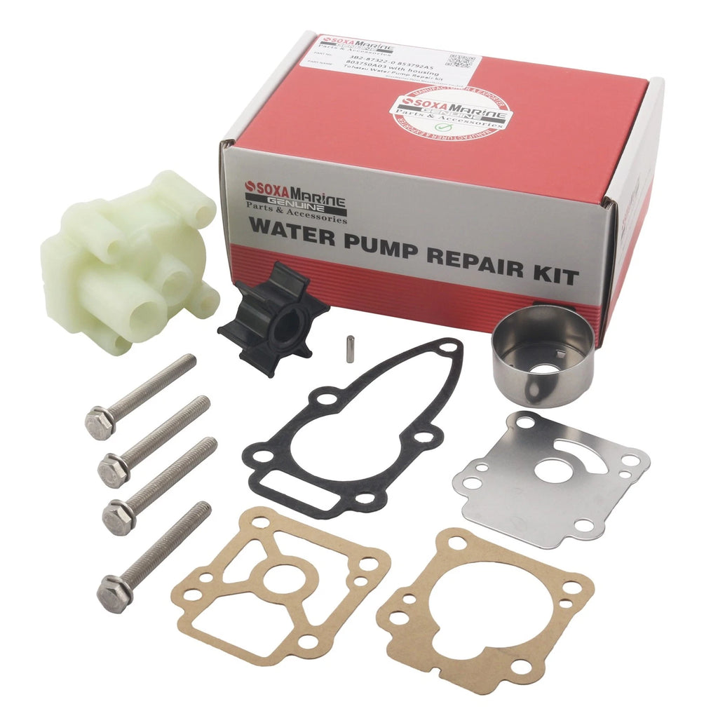 3B2-87322 Water Pump Impeller Repair Kit for Tohatsu Hidea Nissan (6HP 8HP 9.8HP)