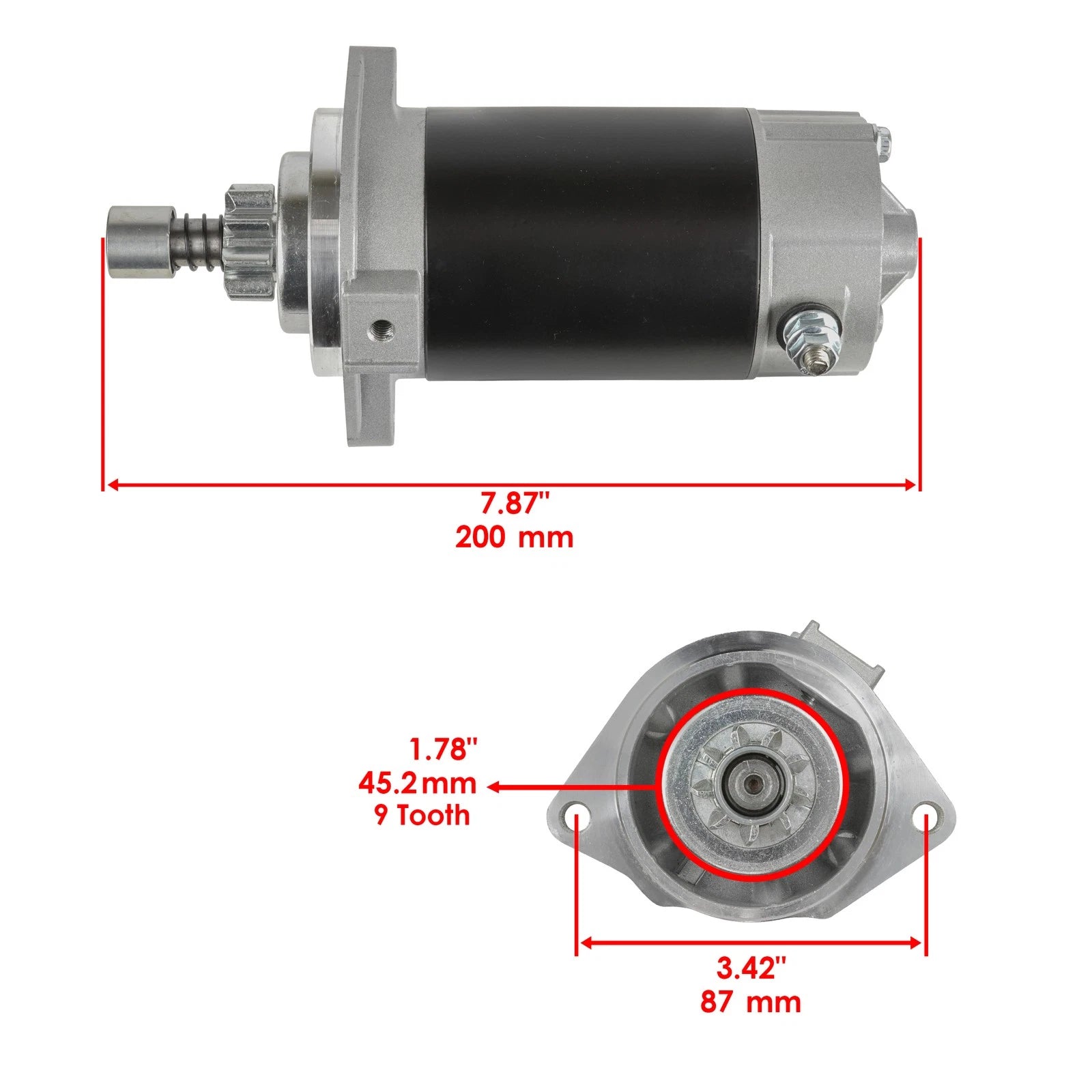 Starter for Mercury 15 E EH EL ELH ELHPT ELPT Pro EXLHPT Pro 4 Stroke (2012–2014)