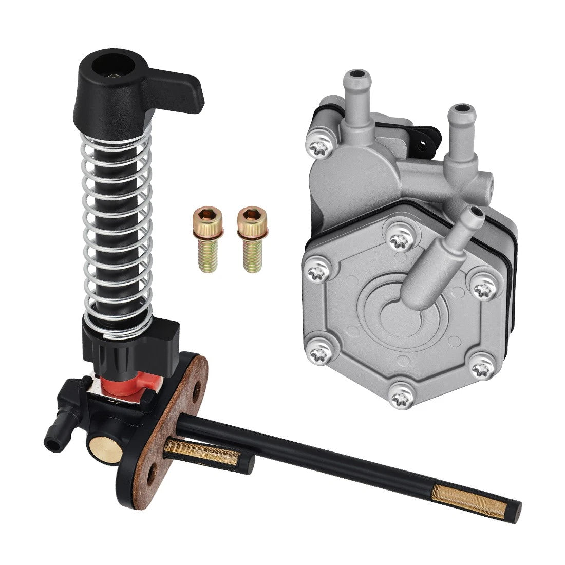 Petcock Fuel Shutoff Valve + Pump Kit for Polaris Scrambler 500 (1999–2000)