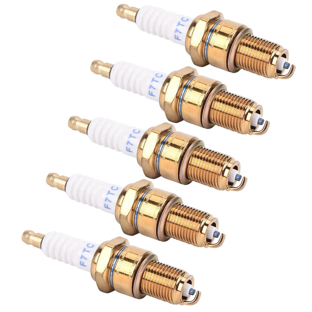 5Pcs F7TC Spark Plug for Honda GX120 GX160 GX200 GX240 GX270 GX340 168F 170F