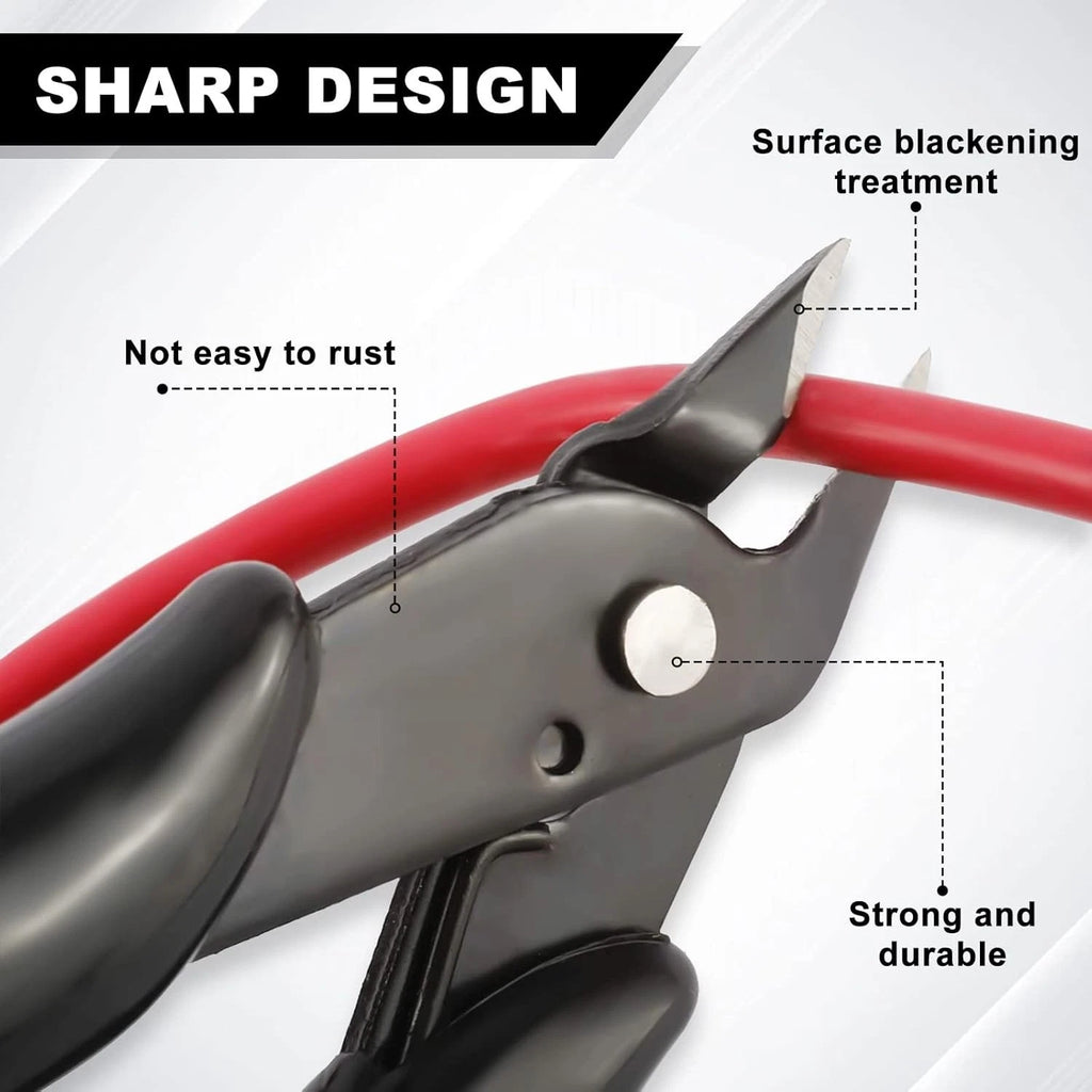 10pcs Electrical Cutting Wire Cable Cutter Side Snips Pliers Tool