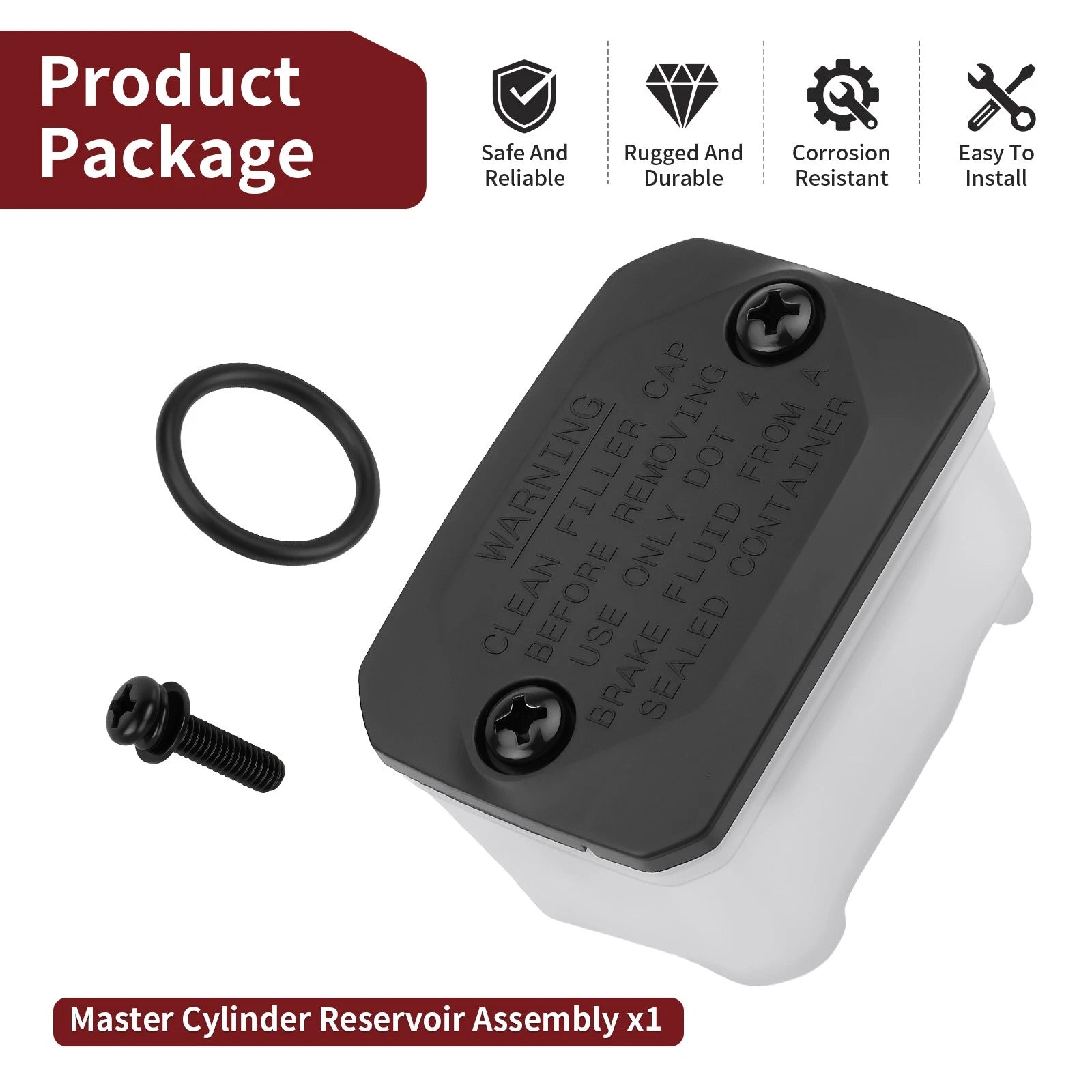 Master Cylinder Reservoir for Ski-Doo Mach Z 600, 900 ACE Turbo