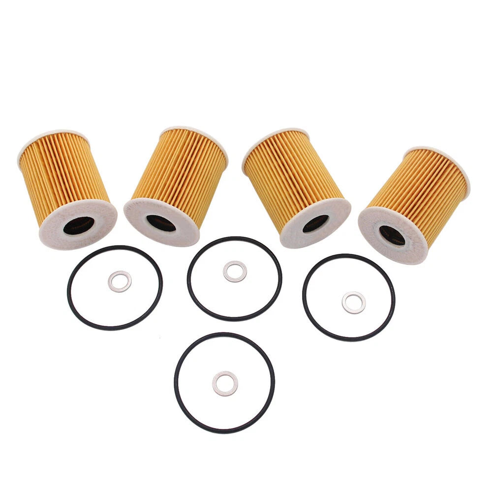 Set of 4 Oil Filters for Hyundai Genesis G80, Kia Sedona (2015–2020) 26320-3CKB0