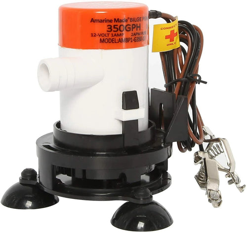 12V 350 GPH Marine Livewell Aeration Pump for Boats