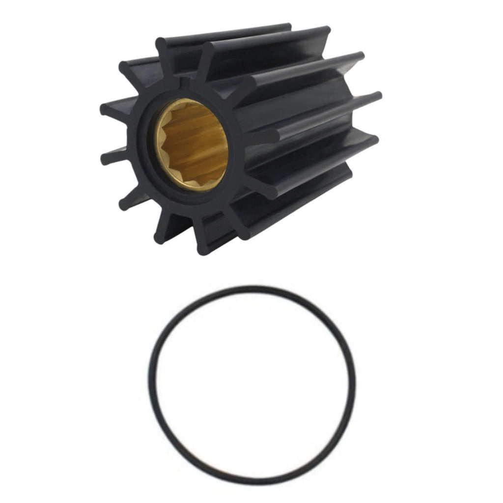 Impeller and O-ring for Yanmar 6LY3-ETP, 6LY3-STP (Replaces 119574-42552, 119578-42560)