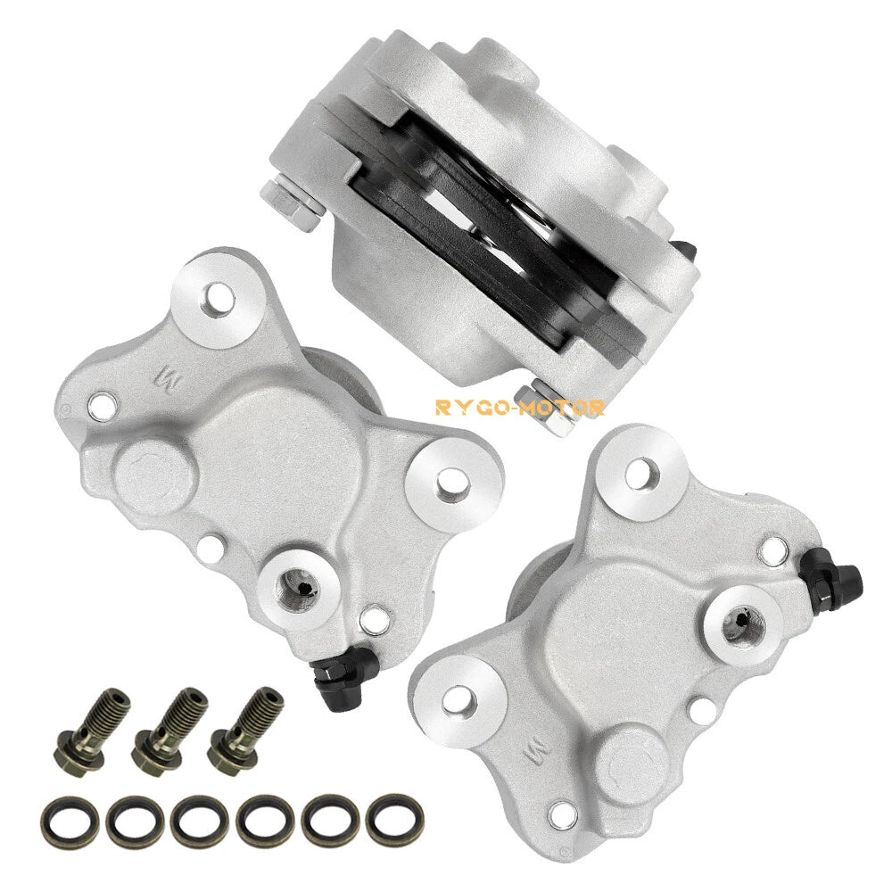 Front & Rear Brake Calipers w/ Pads for Arctic Cat ATV 500 Bearcat (1996–2002)
