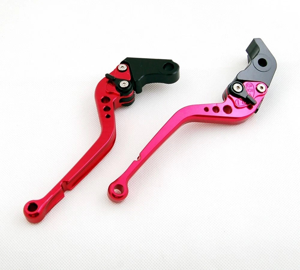 Long Brake Clutch Levers for Triumph Speed Triple 1050 (2011–2015) Daytona 675 R Red