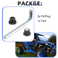 Front Differential Fill & Drain Plug Tool Kit for Polaris Ranger 1000 (2017–2023)
