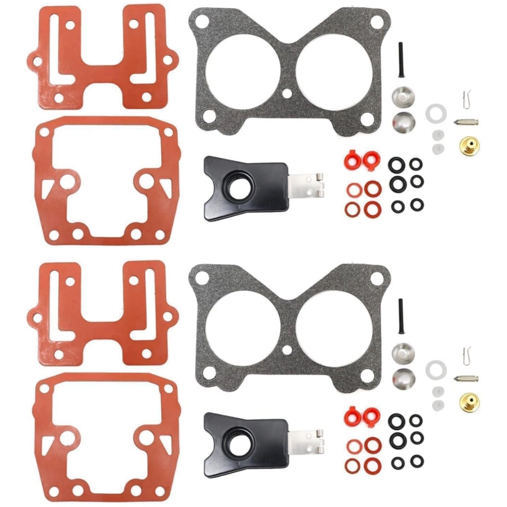 2Pcs Carburetor Rebuild Kit for Johnson Evinrude (Replaces 439076, 18-7046)