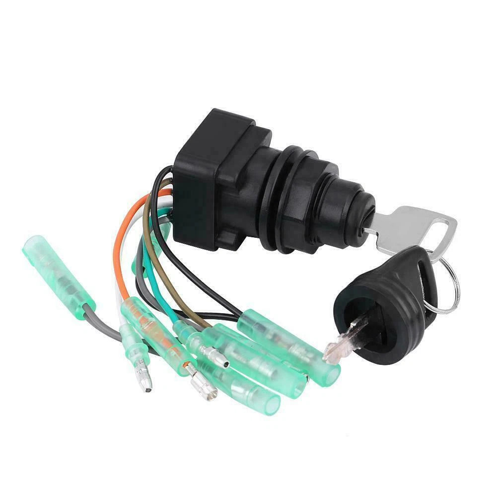 Ignition Key Switch Assembly for Suzuki Outboard DT200 DT225 DF30 (1990–2023)