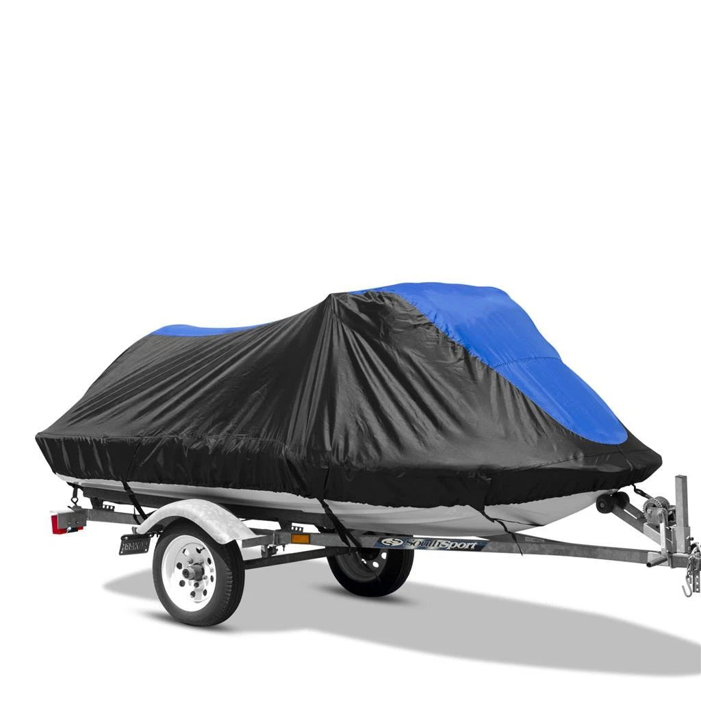 PWC Jet Ski Cover for Sea Doo GTI LE RFI (2003–2005) 420 Denier Black Blue