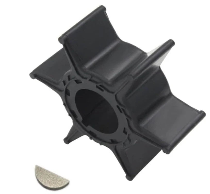 Water Pump Impeller with Key for Yamaha 2 Stroke 40 50 HP Outboard (1990–2023)